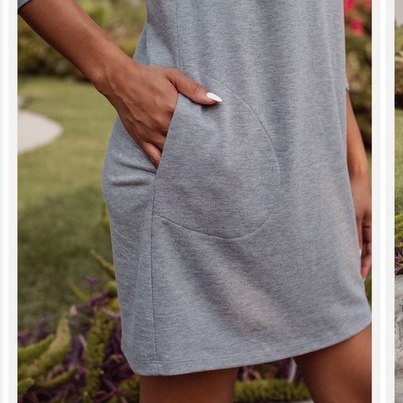 Veronica M French Terry Dress - Picture 3 of 7